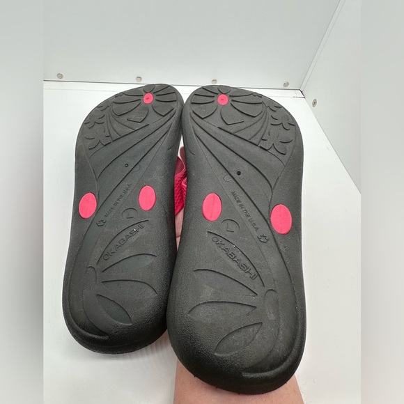 Okabashi Pink Flip Flops Sandals Women’s Size L - Picture 8 of 10